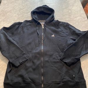 Play Cloths XL Black Zip Up Sweatshirt